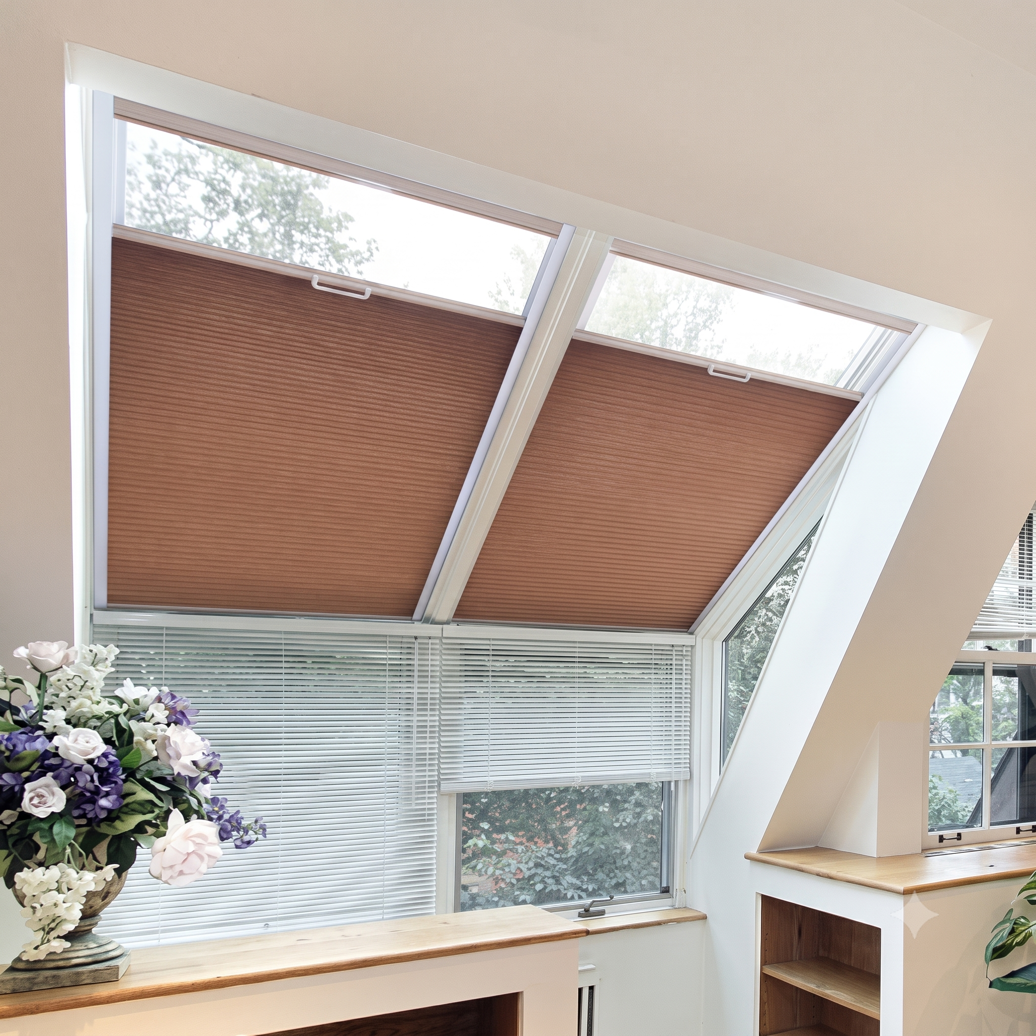 Skylight Blinds for Living Room