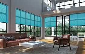 Twilight blinds with modern interior design