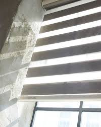 Twilight blinds for office with glare reduction