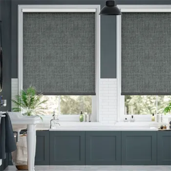 Blackout Slate Motorised Blind