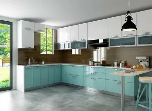 Light Blue Kitchen Cabinets